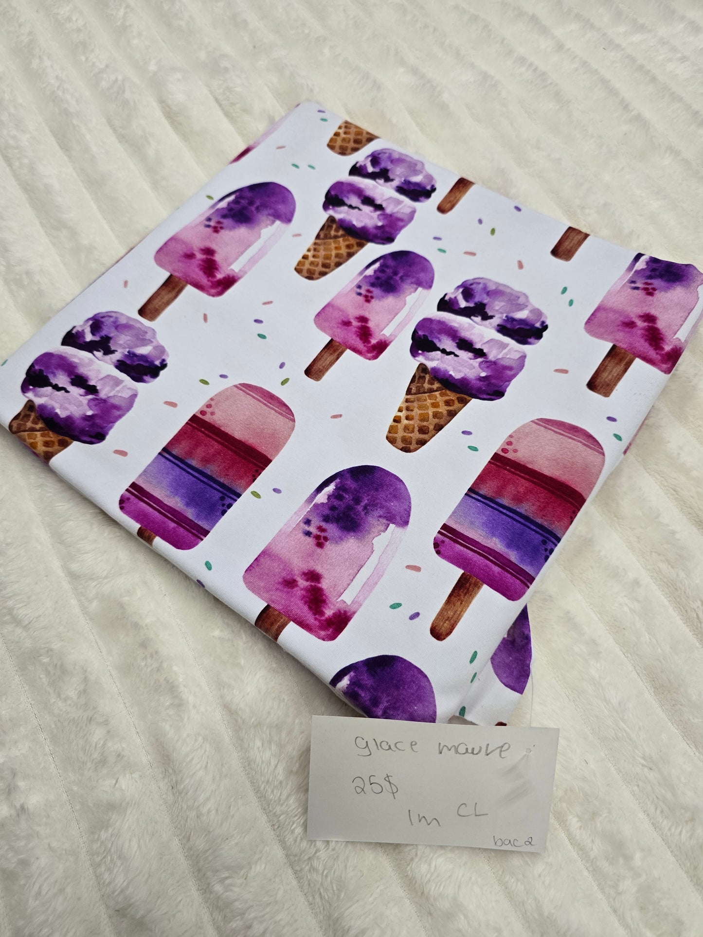 Glace mauve, CL