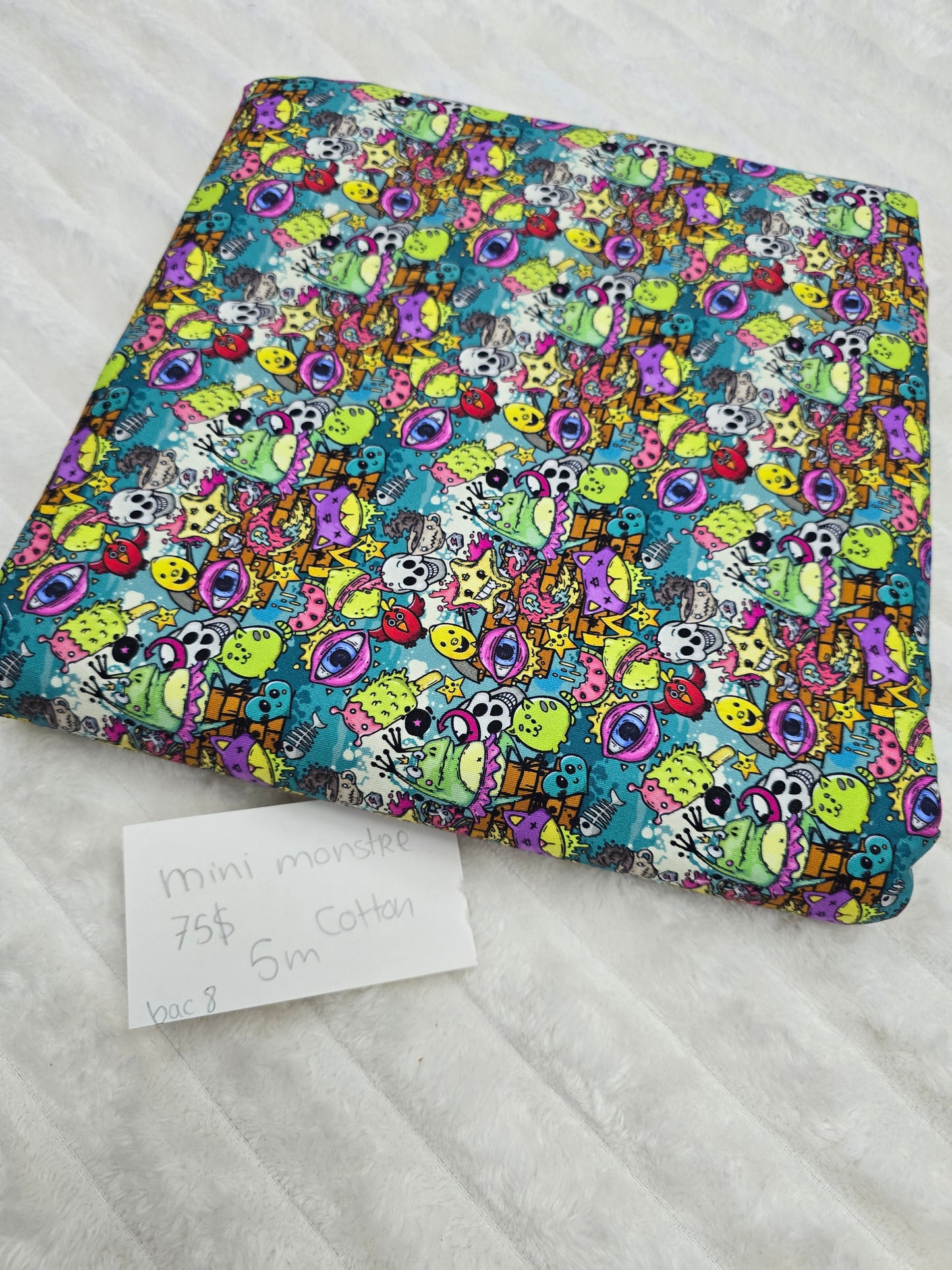 Mini monstres,  100% coton